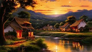  Evening Village Serenity – Peaceful Relaxing Music