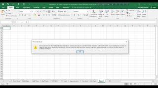 03. How to solve "Excel cannot insert the sheets into the destination workbook" problem//mishowrov