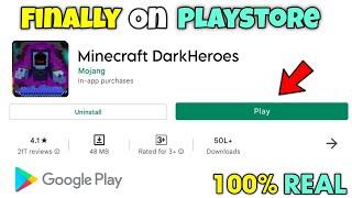 I Installed Minecraft DarkHeroes In Android || Minecraft DarkHeroes || Vizag OP