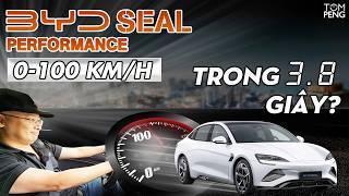 0-100 km/h trong 3,8 giây?! Thử nghiệm khả năng tăng tốc đáng kinh ngạc của BYD Seal!