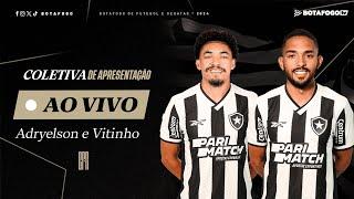 AO VIVO | Coletiva de Apresentação | Adryelson e Vitinho