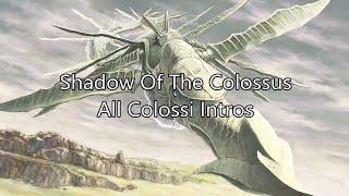 Shadow Of The Colossus (PS4) - All Colossi Intros
