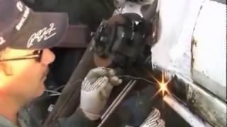 Сar repairs.  plasma welding . Ремонт автомобиля плазменная сварка