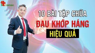 10 BÀI TẬP CHỮA ĐAU KHỚP HÁNG, ĐAU CƠ KHÉP TẠI NHÀ HIỆU QUẢ | Bác sĩ Thể thao Nguyễn Trọng Thuỷ