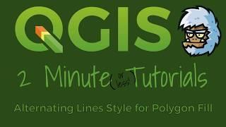 QGIS 2 Minute Tutorials - Creating Alternating Lines Symbology for Polygons