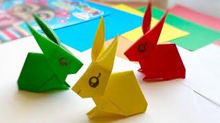 ORIGAMI Paper RABBIT. ОРИГАМИ ЗАЙЧИК ИЗ БУМАГИ!