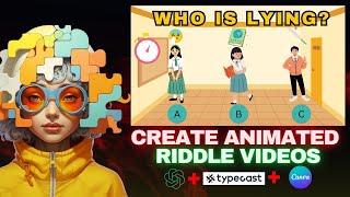 How to Create Animated Riddle Videos with AI for FREE | Step-by-step Guide