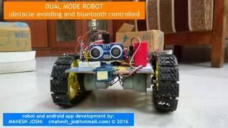 OBSTACLE AVOIDING ROBOT WITH BLUETOOTH MANUAL CONTROL (ver 3.0)