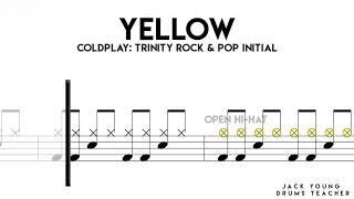 Yellow - Trinity Rock & Pop Drums : Initial (OLD)