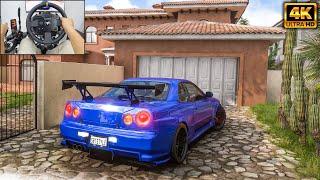 Nissan Skyline R34 GTR - Forza Horizon 5 | Thrustmaster TX gameplay