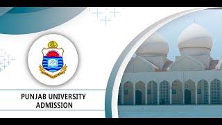 Punjab university (PU) Admission Open 2022 | Apply online