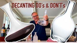 Decanting Wine || The What, How and When of Decanting || Decants With D