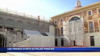 La Palais Princier de Monaco en travaux