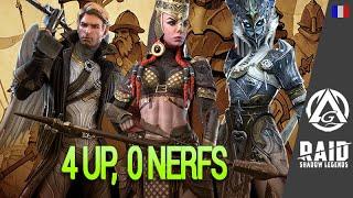 UP DE CHAMPIONS, PAS UN SEUL NERF | RAID SHADOW LEGENDS