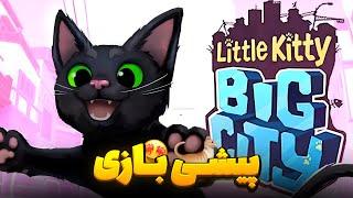 برادر پیشی بازی میکند  ( Little Kitty . Big City ) 