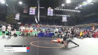 Consolation 3 122 Finals - Mary Harrell (MO) vs. Kya Rybachek (MN)