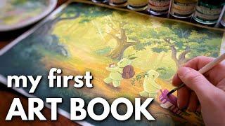 ILLUSTRATING the cover of MY FIRST ART BOOK