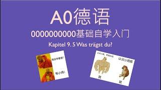 德语A0 德语零基础入门自学 Kapitel 9.5 Was trägst du? 第四格 不定冠词解析