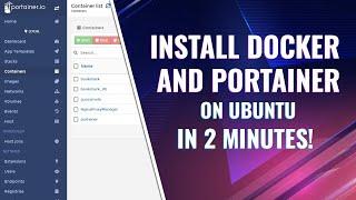 Install Docker and Portainer on Ubuntu in 2 Minutes