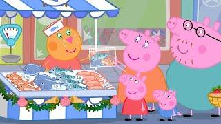 Shopping At The Food Market ️ | Peppa Pig Official Full Episodes