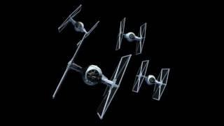 Star Wars TIE fighter flyby and spinout sound FX