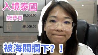 【我被泰國海關被罰錢了】入境到泰國被收58,000泰銖!! 海關怎麼算錢? 跟你分享我血淋淋的例子