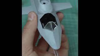 Kamov Ka-58 Stealth Helicopter Scale Model Assembly