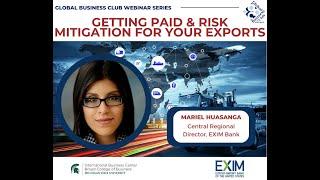 Global Business Club: Getting Paid & Risk Mitigation for Your Exports