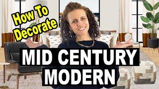 Mid Century Modern Style Interior Design | How To Decorate Mid Century Modern In 2024