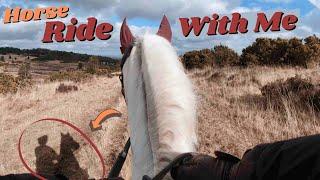 POV Horse Ride With Me! + Tacking Up Routine | This Esme