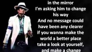 Michael Jackson - Man in the Mirror LYRICS HQ