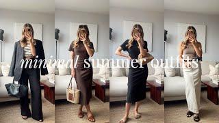 MINIMAL CHIC OUTFIT STYLING | 10 EARLY SUMMER LOOKS