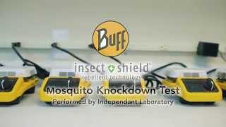 Insect Shield BUFF® Mosquito Knockdown Test