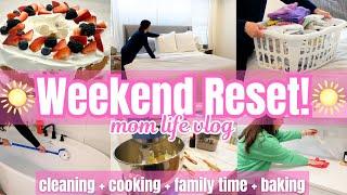 Weekend Home Reset Getting Things Done! Whole House Clean With Me! Mom Life Weekend Home Reset!