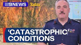 Victoria's Boxing Day bushfire warning | 9 News Australia