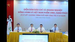 Diễn đàn Báo chí và doanh nghiệp đồng hành vì Việt Nam phồn vinh, hạnh phúc