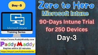 Get a Free Microsoft Intune 90-Day Trial License - Step-by-Step Guide - Day 03