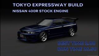 GT7 | 1 54| Good money method Car | Nissan 400R Stock Engine | Tokyo Expressway Build |