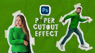 Paper Cut Out Effect in Photoshop | Paper CutOut Effect | Photoshop Tutorial