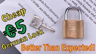 [1458] Cheap German Lock Exceeds Expectations (Burg Wächter Profi)