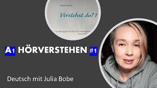  А1 Hörverstehen #1 | Deutsch mit Julia Bobe