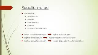 Comparing  reaction rates and activation energies using the Arrhenius equation (14.59)