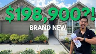 We found the CHEAPEST Houses on HUGE lots in Houston (La Marque New Construction)