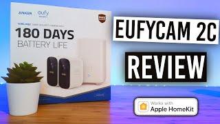 EufyCam 2C Review - BEST HomeKit Wire-Free 1080p Camera with 6 Months Battery Life!