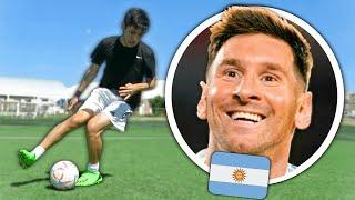  5 TRUCOS de MESSI con la SELECCIÓN ARGENTINA!  Tutorial de fútbol | Mejores jugadas de Messi