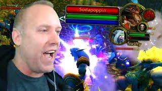 Swifty Gets Stream Sniped By Sodapoppin's Raid (WoW Classic World PvP)