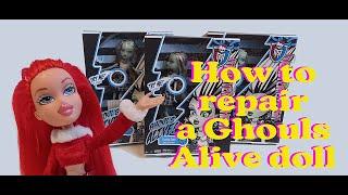 Monster High Ghouls Alive - Repair faulty button and leaky batteries