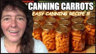 How To Can Carrots | Easy Pressure Canning Carrots Recipe
