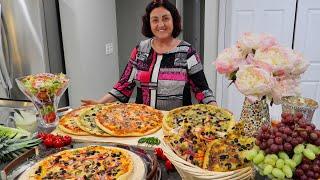 Afghani Style Pizza - پیزا ترکاری دارمزه دار