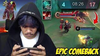 THE REAL EPIC COMEBACK ALDOUS 650 STACK MODE SERIUS AKTIF - Mobile legends